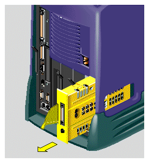 Removing the Audio-visual Module from the Chassis