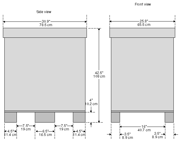 SGI 2000-Series Deskside and Onyx2 Deskside Shipping Crate