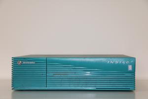 A Teal Indigo2 viewed from the front.