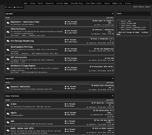 Screenshot of the forums 09/2025