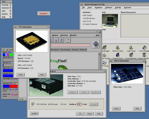 A showcase of the IRIX 6.2 desktop